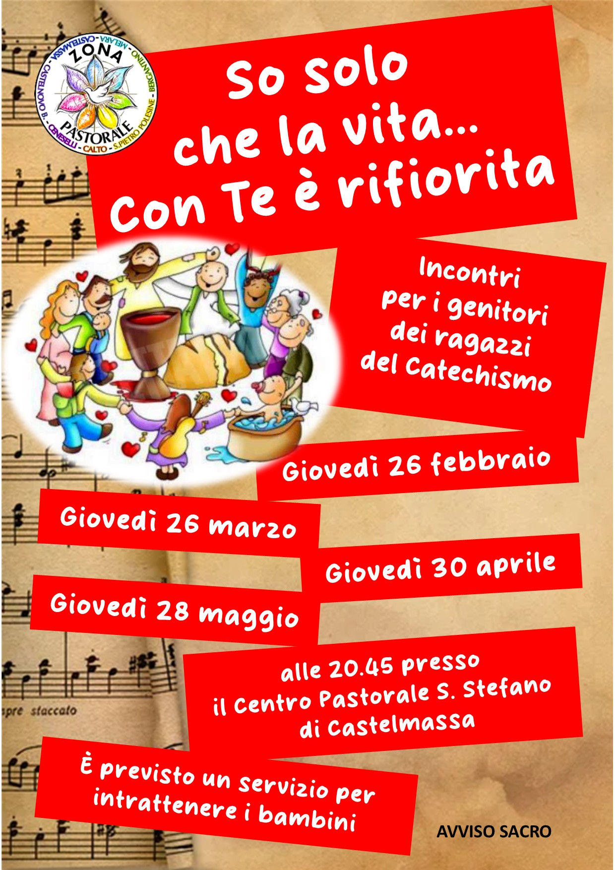 incontri per genitori catechismo